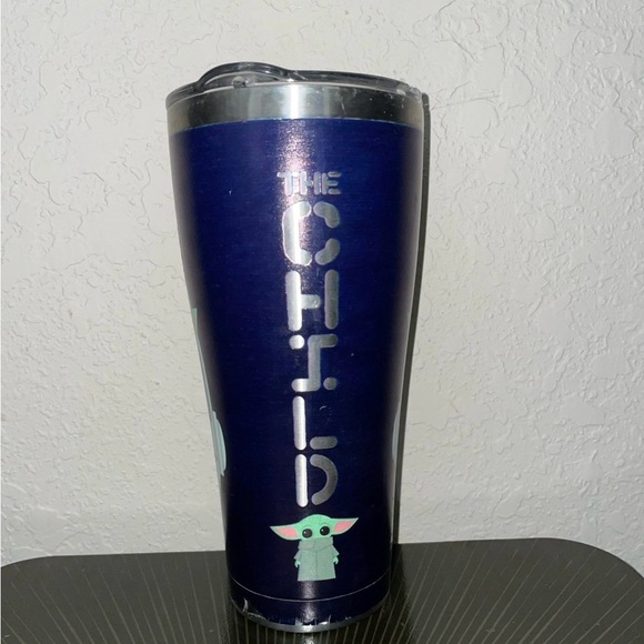 Tervis ~  Star Wars Mandalorian Baby Yoda The Child 20oz Stainless Tumbler Cup - Picture 5 of 7
